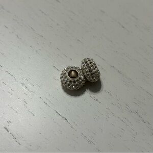 💙White rhinestone bracelet charms